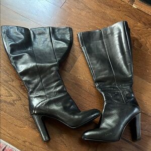 Black Knee-High Boots